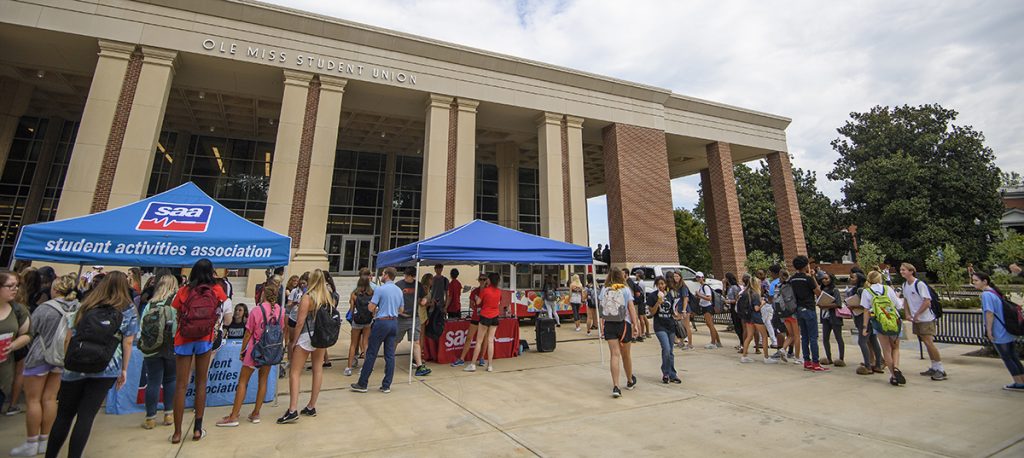 Welcome Week 2019. Photo by Thomas Graning/Ole Miss Digital Imaging Services